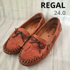 REGAL リーガル フリンジ モカシン フラット シューズ 靴 リボン