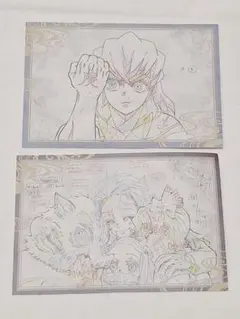 鬼滅の刃 ufotable dining おすそ分け ポスカ 伊之助 猪子他 ②