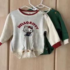 HELLO KITTY & PATTY & JIMMYロンパース2点セット