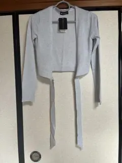 ショート カーディガン ラメ