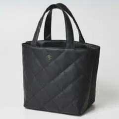 CLATHAS 収納5ポケットバッグ クレイサス キルティングバッグ ブラック