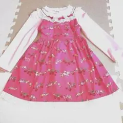 お値引き♡メゾピアノ⭐︎超美品⭐︎いちごとお花の激カワ⭐︎130トップス135