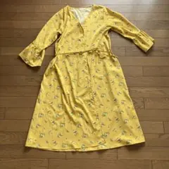 earth music&ecology フラワープリントワンピース