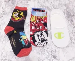 【新品未使用】靴下　まとめ売り　ディズニー　チャンピオン　22〜24cm