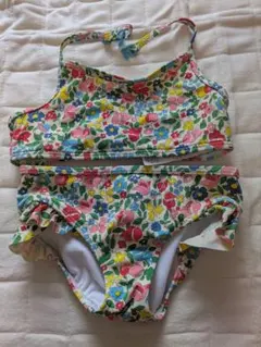 MiniBoden 花柄 セパレート水着 4-5Y