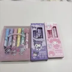 サンリオキャラクター　シャーペンマーカー18本セット　文房具　事務用品
