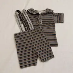 &mignon セーラー 襟 セットアップ サス付きパンツ 80cm