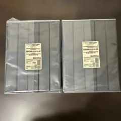 無印良品 端材を活用したアルバム 2段 黒 L判 136枚用 5冊✖️2セット