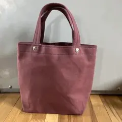 バンドメイド　帆布トートバッグ あずき色