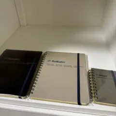 ぽ*る様 Rollbahn ノート 3冊セット 黒 ベージュ
