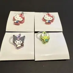 サンリオキャラクターズ Sanrio ダブルチャームグミ チャーム 3種4個