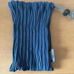 Dior's ネイビー 巾着袋 ドローストリング付き