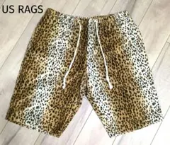 US RAGS レオパード柄ファーハーフパンツ
