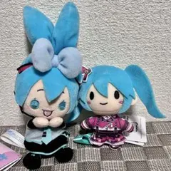 【初音ミク2種セット】プロセカふわぷち シナモロールひょこぴょこ マスコット