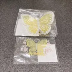 フクヤ キャラ福くじ スプリングパピヨン B賞 アクリルフレーム イエロー