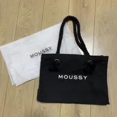 MOUSSY ブラック トートバッグ 美品