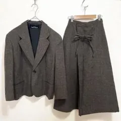 トリコ コムデギャルソン ジャケット スカート セットアップ 黒 - メルカリ
