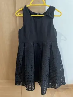 COMME CA ISM 黒 ワンピース 100A