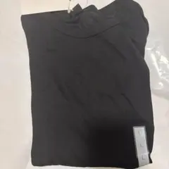 GU ソフトシアークルーネックT ブラック