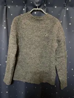 SCYE BASICSグレー クルーネックセーター