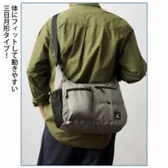 MonoMax キャプテンスタッグ 便利な外ポケット付き！ショルダーバッグ