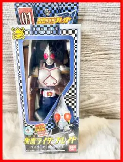 신품 미사용 仮面ライダーブレイド ライダーヒーローシリーズ01 ソフビ