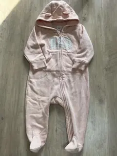 GAP フード付きロンパース 6-12ヶ月 ピンク