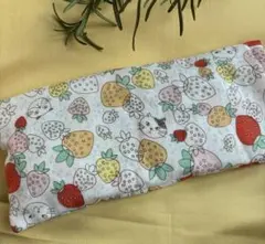 ローズマリー入り小豆のホットアイマスク　アイピロー　ハンドメイド　猫柄　ガーゼ