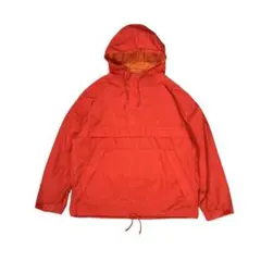 90s old gap nylon anorak jacket orange