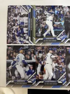 toppsnow 2024ワールドシリーズチャンピオン ドジャース16枚セット