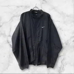 NIKE 00s y2k ナイロンジャケット XL ウィンドブレーカー 刺繍ロゴ