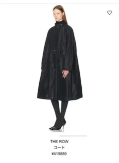THE ROW ロングコート 黒 JULIE COATのサムネイル