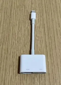 Apple純正品のHDMI変換アダプタ　A1438