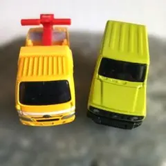 トミカ　トヨタ ダイナ レッカー車・スズキ ジムニー 2台セット