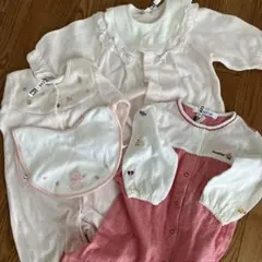 ロンパース　3枚　スタイ　セット