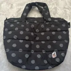 ROOTOTE水玉模様のキルティングトートバッグ