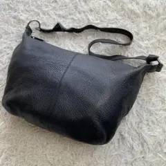 フルラ ショルダーバッグブラック シボレザー 袋付