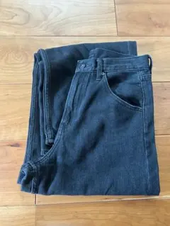 UNIQLO バギーカーブジーンズ ダークグレー 24