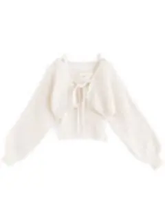 クロップド丈カーディガン×キャミソールニットアンサンブル[k9255d]