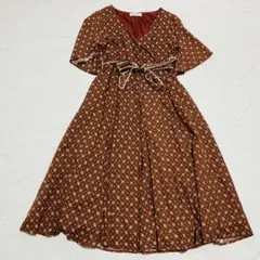 カシュクールワンピース ロングワンピース