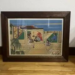 大型 琉球びんがた 額装 馬の絵 伝統工芸品 左馬 - メルカリ