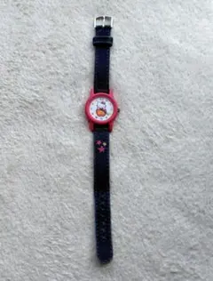 サンリオ ハローキティ ウォッチ 腕時計 デニム レア 動作確認済 レトロ