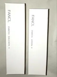 即日発送 新品◆FANCL エンリッチプラス 化粧液 乳液 しっとり 各30ml