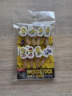 スヌーピー　ウッドストック　ウッドクリップ　PEANUTS