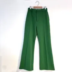 【美品】HARE ハレ センタープレスセミフレアパンツ