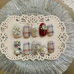 ネイルチップ 10個セット クリスマス