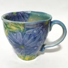 希少 九谷焼 スズキヨウコ 鈴のマグカップ 花柄 コレクション - メルカリ