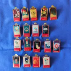 コカコーラ オリンピック ピンバッジ 18種セットのサムネイル