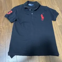 Polo by Ralph Lauren ビックポニーポロシャツ 超希少 黒赤 - メルカリ