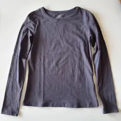 H&M ダークグレー 長袖カットソー US 8/10